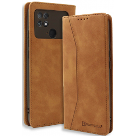Bodycell Θήκη - Πορτοφόλι Xiaomi Poco C40 - Brown (5206015004292)