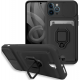 Bodycell Multifunction - Ανθεκτική Θήκη Apple iPhone 11 Pro Max με Λουράκι Λαιμού / Κάλυμμα Κάμερας / Ring Holder / Υποδοχή Κάρτας - Black (5206015003288)