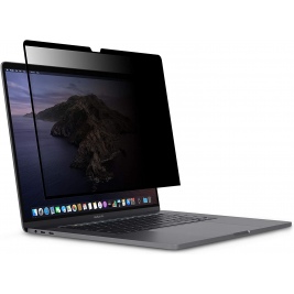 Moshi Umbra - Fullface Μεμβράνη Προστασίας Απορρήτου Οθόνης MacBook Pro 16 2019 - Black / Clear / Glossy (99MO085018)