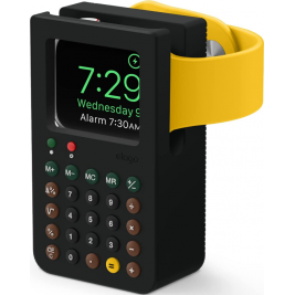 Elago W8 Stand Apple Watch Charging Station - Βάση Σιλικόνης για Φορτιστή Apple Watch SE/8/7/6/5/4/3/2/1 (45/44/42/41/40/38mm) - Black (EST-WT8-BK)
