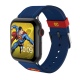 MobyFox DC Comics - Universal Λουράκι Σιλικόνης για Όλα τα Apple Watch & Smartwatches (22mm) με 20 Digital Watch Faces για iOS - Superman Tactical (728433453162)