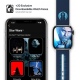 MobyFox Star Wars - Universal Λουράκι Σιλικόνης για Όλα τα Apple Watch & Smartwatches (22mm) με 20 Digital Watch Faces για iOS - Obi-Wan Kenobi Lightsaber (810083251639)