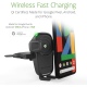 iOttie 2 in 1 Easy One Touch Wireless 2 - Βάση Ασύρματης Φόρτισης για Κινητά έως 6.7 για CD & Αεραγωγούς Αυτοκινήτου - 7.5W - Black (HLCRIO143)