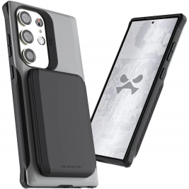 Ghostek Exec 6 - Ανθεκτική MagSafe Θήκη-Πορτοφόλι Samsung Galaxy S23 Ultra - Grey (GHOCAS3367)
