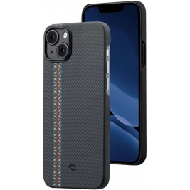 Pitaka Fusion Weaving MagEZ Case 3 - MagSafe Θήκη Aramid Fiber Body Apple iPhone 14 Plus - 0.95mm - 600D - Rhapsody (FR1401M)