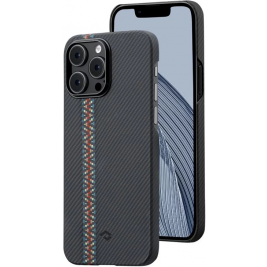 Pitaka Fusion Weaving MagEZ Case 3 - MagSafe Θήκη Aramid Fiber Body Apple iPhone 14 Pro Max - 0.95mm - 600D - Rhapsody (FR1401PM)