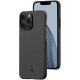 Pitaka MagEZ Case 3 - MagSafe Θήκη Aramid Fiber Body Apple iPhone 14 Pro - 1.05mm - 1500D - Black / Grey / Twill (KI1401P)