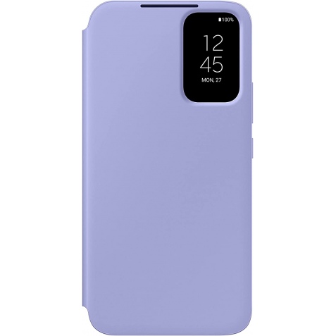 Official Samsung S View Wallet Cover - Θήκη Flip με Ενεργό Πορτάκι Samsung Galaxy A34 - Blueberry (EF-ZA346CVEGWW)