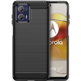 Tech-Protect Θήκη Σιλικόνης Carbon - Motorola Moto G73 - Black (9490713932803)