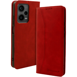 Bodycell Θήκη - Πορτοφόλι Xiaomi Redmi Note 12 Pro Plus - Red (5206015019852)
