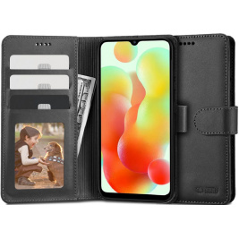 Tech-Protect Wallet - Θήκη Πορτοφόλι Xiaomi Redmi 12C - Black (9490713933756)