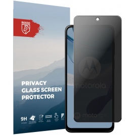 Rosso Tempered Glass Privacy - Αντιχαρακτικό Γυαλί Προστασίας Απορρήτου Οθόνης Motorola Moto G53 (8719246384462)