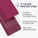 KWmobile Soft Flexible Rubber Cover - Θήκη Σιλικόνης Motorola Moto G22 - Rhubarb Red (58207.209)