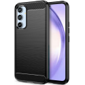 Techsuit Carbon Silicone - Θήκη Σιλικόνης Samsung Galaxy A54 - Black (5949419012646)