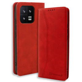 Bodycell Θήκη - Πορτοφόλι Xiaomi 13 - Red (5206015017674)