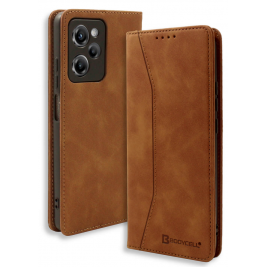 Bodycell Θήκη - Πορτοφόλι Xiaomi Poco X5 Pro - Brown (5206015018503)