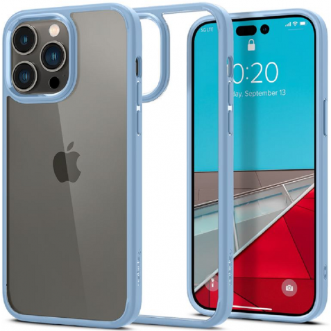 Spigen Θήκη Crystal Hybrid - Apple iPhone 14 Pro Max - Sierra Blue (ACS04640)