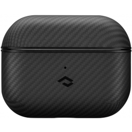 Pitaka MagEZ Case - MagSafe Θήκη Aramid Fiber Body Apple AirPods 3rd Gen - 600D - Black / Grey / Twill (APM6001)