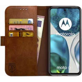 Rosso Element PU Θήκη Πορτοφόλι Motorola Moto G52 - Brown (8719246360947)