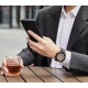 Pitaka Carbon Fiber Watch Band - Λουράκι από Ανθρακονήματα & Ανοξείδωτο Ατσάλι - Samsung Galaxy Watch 5 / 5 Pro / Watch 4 / Classic 4 (46/45/44/42/40mm) - Modern (GWB1001)