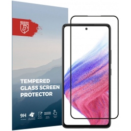 Rosso Tempered Glass - FullFace Αντιχαρακτικό Προστατευτικό Γυαλί Οθόνης Samsung Galaxy A53 5G - Black (8719246344077)