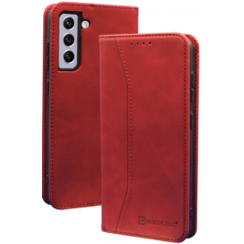 Bodycell Θήκη - Πορτοφόλι Samsung Galaxy S21 FE 5G - Red (5206015058332)