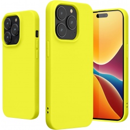 KWmobile Θήκη Σιλικόνης Apple iPhone 14 Pro - Lemon Yellow (59077.149)