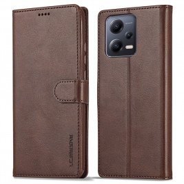 Θήκη Xiaomi Redmi Note 12 Pro 5G LC.IMEEKE Wallet Leather Stand-Brown