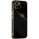 Bodycell Gold Plated - Θήκη Σιλικόνης Xiaomi Redmi A1 - Black (5206015070303)