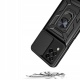 Tech-Protect Camshield Pro - Ανθεκτική Θήκη Samsung Galaxy M33 με Κάλυμμα για την Κάμερα - Μεταλλικό Ring Holder - Black (9490713931653)