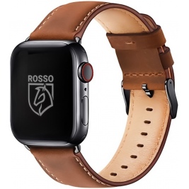 Rosso Deluxe Strap - Δερμάτινο Λουράκι Apple Watch SE/8/7/6/5/4 (41/40mm) - Brown (8719246388088)