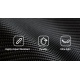 Pitaka MagEZ Case 3 - MagSafe Θήκη Aramid Fiber Body Samsung Galaxy S23 Ultra - 0.95mm - 600D - Black / Grey / Twill (KS2301U)