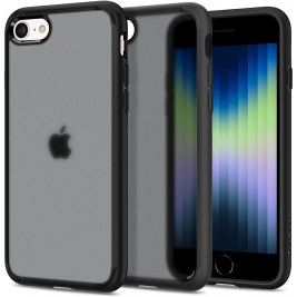 Spigen Ultra Hybrid 2 - Θήκη Apple iPhone SE 2022 / 2020 / 8 / 7 - Frost Black (ACS04353)