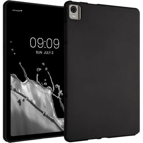 KW Θήκη Σιλικόνης Nokia T21 10.4 2022 - Black Matte (61473.03)
