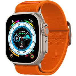 Spigen Lite Fit Ultra - Υφασμάτινο Λουράκι Apple Watch Ultra/SE/8/7/6/5/4 (49/45/44mm) - Orange (AMP05986)