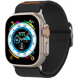 Spigen Lite Fit Ultra - Υφασμάτινο Λουράκι Apple Watch Ultra/SE/8/7/6/5/4 (49/45/44mm) - Black (AMP05983)