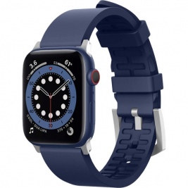 Elago Fluoro Rubber Premium - Ανθεκτικό Λουράκι Apple Watch Ultra/SE/8/7/6/5/4 (49/45/44mm) - Jean Indigo
