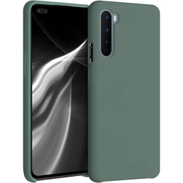 KWmobile Soft Flexible Rubber Cover - Θήκη Σιλικόνης OnePlus Nord - Forest Green (51871.166)