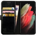 Rosso Element PU Θήκη Πορτοφόλι Samsung Galaxy S21 Ultra 5G - Black (8719246286025)