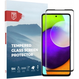 Rosso Tempered Glass - FullFace Αντιχαρακτικό Προστατευτικό Γυαλί Οθόνης Samsung Galaxy A52 / A52s 5G - Black (8719246296758)
