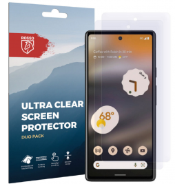 Rosso Ultra Clear Screen Protector - Μεμβράνη Προστασίας Οθόνης - Google Pixel 6a - 2 Τεμάχια (8719246375576)