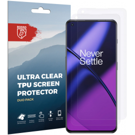 Rosso Ultra Clear Screen Protector - Μεμβράνη Προστασίας Οθόνης - OnePlus 11 - 2 Τεμάχια (8719246384561)