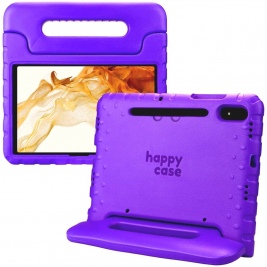 HappyCase Ανθεκτική Θήκη για Παιδιά - Samsung Galaxy Tab S8 / S7 11 - Purple (8719246391415)