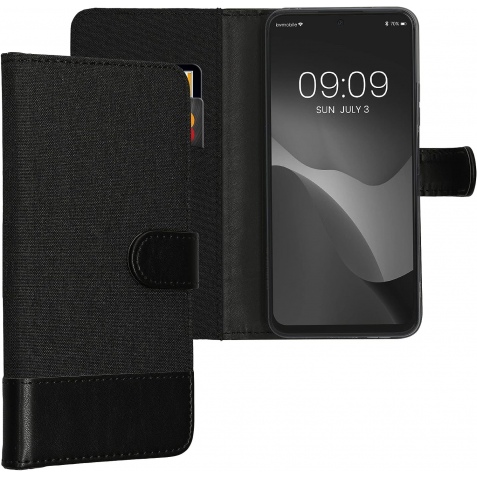 KWmobile Θήκη Πορτοφόλι Xiaomi Redmi Note 12 4G - Anthracite / Black (61171.73)