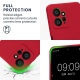 KWmobile Soft Slim Flexible Rubber Cover with Camera Protector - Θήκη Σιλικόνης Xiaomi Redmi Note 12 4G με Πλαίσιο Κάμερας - Sweet Cherry (61170.229)