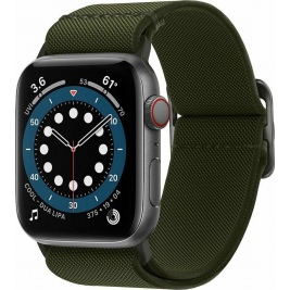 Spigen Lite Fit Υφασμάτινο Λουράκι Apple Watch Ultra/SE/8/7/6/5/4 (49/45/44mm) - Khaki (AMP02288)