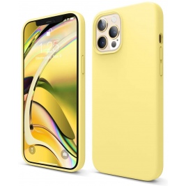 Elago Premium Θήκη Σιλικόνης Apple iPhone 12 Pro Max - Yellow (ES12SC67-YE)