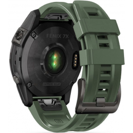 Tech-Protect Λουράκι Σιλικόνης Iconband Garmin Fenix 3/5X/3HR/5X Plus/6X/6X Pro/7X - Army Green (9589046921636)
