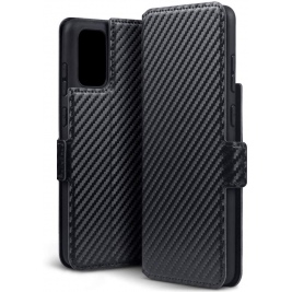 Terrapin Low Profile Θήκη - Πορτοφόλι Carbon Fibre Samsung Galaxy S20 Plus - Black (117-002a-244)