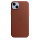 Official Apple Leather Case - Δερμάτινη Θήκη με MagSafe Apple iPhone 14 Plus - Umber (MPPD3ZM/A)